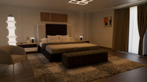 chambre perspective 3D